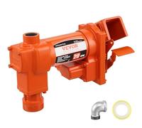 VEVOR Pompa di Trasferimento Carburante, 12 V CC 20 GPM 1/4 CV Estrazione Benzina in Ghisa con Design Scatola di Raccolta Carburante per Benzina, Diesel, Cherosene, Miscele di Etanolo Metanolo