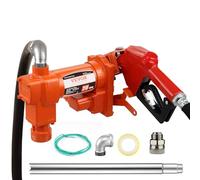 VEVOR Pompa di Trasferimento Carburante, 12 V CC 20 GPM 1/4 CV, Pompa di Estrazione Benzina con Ugello Tubo di Scarico Tubo di Aspirazione, Diesel, Cherosene, Miscele di Etanolo