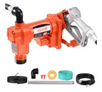 VEVOR Pompa di Trasferimento Carburante, Pompa Diesel 12 V CC 20 GPM 1/4 CV, Pompe di Estrazione con Ugello Manuale, Tubo di Scarico e Tubo di Aspirazione, per Benzina, Diesel, Cherosene