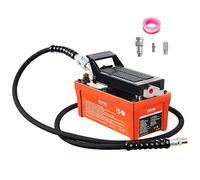 VEVOR Pompa Idraulica ad Aria Azionata da Pedale Ingresso Aria NPT 1/4" con Tubo 2m Capacità dell'Olio 1,6L, Pompa Pneumatica a Pedale Pressione Max. 10000 PSI con Tubo 2m Capienza del Serbatoio 1,6L