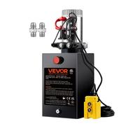 VEVOR Pompa Idraulica CC 12V Capienza ca. 14 L Centralina Idraulica ad Azione Doppia Flusso d'Olio ca. 3,44 L/min Pressione Massima di 22 MPa, Pompa per Montacarichi Auto Camion Rimorchio da Garage
