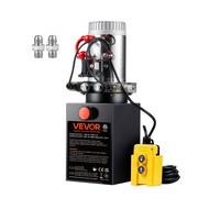 VEVOR Pompa Idraulica Centralina Idraulica CC 12V 6 L per Rimorchio Auto Camion