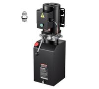VEVOR Pompa Idraulica Effetto Singolo 14,2L Mini Centralina per Rimorchio Pressione di Scarico max 22 MPa, Unità Verticale per Autocarri Ribaltabili di Sollevamento Portata 6,3 L/min, Potenza 2,2 kW