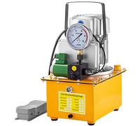 VEVOR Pompa Idraulica Elettrica 220v, 1400 Giri/min, Serbatoio della Pompa Idraulica Elettrica 750W, Pompa Idraulica ad Aria con Manometro Preciso, per Incarichi Come Sollevamento, Pressatura