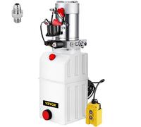 VEVOR Pompa Idraulica Hydraulic Pump 12V DC Singola Agendo Con Plastic Tank Per Elevatore (6L)