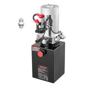 VEVOR Pompa idraulica per elevatore 1600 W azione singola 2320-2900 PSI Serbatoio in metallo Nero