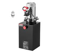 VEVOR Pompa Idraulica per Elevatore 1600 W Pressione d'Olio 2320-2900 PSI Centralina Idraulica Azione Singola Rimorchio Ribaltabile con Serbatoio Olio in Metallo Volume 2,1 mL/r da Officina