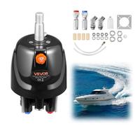 VEVOR Pompa Idraulica per Timone 150 CV per Barche Fuoribordo Pompa Idraulica Timoneria con Pressione di Esercizio max. 1000 PSI Alloggiamento in Lega di Alluminio, Valvola di Ritegno da Barca