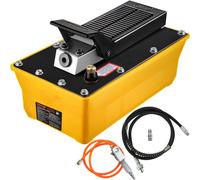 VEVOR Pompa a Pedale Idraulica Pneumatica 2,3L con Tubo d'Olio Pistola a Spruzzo