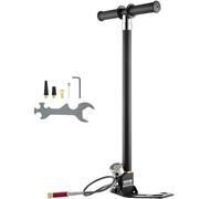 VEVOR Pompa Manuale PCP 4 Stadi Pompa per Fucile ad Aria Compressa 4500PSI Alta Pressione 30MPa Manometro Filtro Olio-Umidità, Acciaio Inox per Pistole ad Aria Compressa, Bombola Subacquea, Paintball