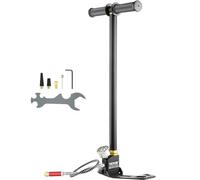 VEVOR Pompa Manuale PCP Alta Pressione Portatile con Filtro Olio-Umidità e Manometro, Pompa a Mano per Fucile Aria Compressa, Carabina PCP, Paintball, Bombola Subacquea, Bici