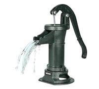 VEVOR Pompa Manuale per Pozzo, Sollevamento Massimo di 7,6 m, Pompa Manuale per Acqua in Ghisa Antica, Attacco NPT, Facile Installazione, Vecchio Stile per Giardino Esterno, Stagno, Verde