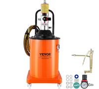 VEVOR Pompa Pneumatica per Grasso con Fusto per Grasso 20L su Ruote Tubo da 4m