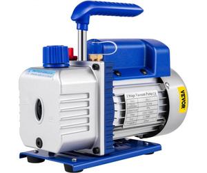 VEVOR Pompa per vuoto 30V/50HZ, pompa per vuoto per refrigerazione 3CFM 1/4HP, 85L/min per Aria condizionata Pompa per vuoto ad aria elettrica per auto Sistemi di refrigerazione