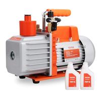 VEVOR Pompa per Vuoto Rotativa a Palette 370 W Pompa per Vuoto per Aria Condizionata a 2 Stadi, 198,21 L/min 10,1 kg per Riparazione HVAC, Manutenzione della Refrigerazione, Degasaggio della Resina