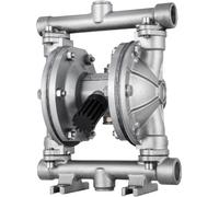 VEVOR Pompa pneumatica a doppia membrana, ingresso e uscita da 1/2", 8,8 GPM e massimo 120 PSI, membrana in PTFE per petrolio, diesel, olio e fluidi a bassa viscosità