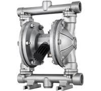VEVOR Pompa pneumatica a doppia membrana, ingresso e uscita da 1/2", 8,8 GPM e massimo 120 PSI, membrana in PTFE per petrolio, diesel, olio e fluidi a bassa viscosità