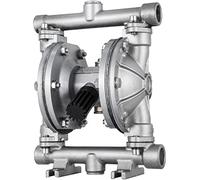VEVOR Pompa pneumatica a doppia membrana, ingresso e uscita da 1/2", 8,8 GPM e massimo 120 PSI, membrana in PTFE per petrolio, diesel, olio e fluidi a bassa viscosità