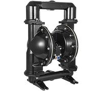 VEVOR Pompa pneumatica a doppia membrana, ingresso uscita 2 pollici, corpo in lega di alluminio, 158,4 GPM120 PSI, pompa di trasferimento a membrana per petrolio, diesel, olio