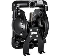VEVOR Pompa pneumatica a doppia membrana QBY4-25L F46 132 L/min Ingresso e uscita da 25,4 mm