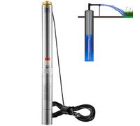 VEVOR Pompa Acqua Sommergibile Pozzi Profondi Acciaio Inox 2200W 9,8 m³/h 144 m