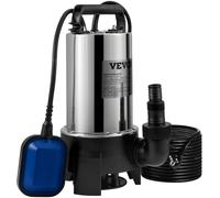 VEVOR Pompa Sommersa Elettrica da Drenaggio per Acqua Sporca 1100W da Giardino
