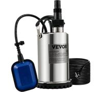 VEVOR Pompa Sommersa Elettrica da Drenaggio per Acqua Sporca 550W da Giardino
