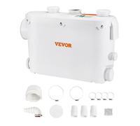 VEVOR Pompa Trituratore per Bagno Lavabo 500W Prevalenza Max.8m Portata 6600L/h
