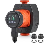 VEVOR Pompa di Circolazione per Acqua Calda, LPS25-6BP-180, Pompa di Riscaldamento, 60 L/min Pompa dell'acqua automatica ECM, 220 V 45 W Altezza di Scarico 6 m per Impianto di Riscaldamento dell'Acqua