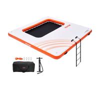 VEVOR Pontile galleggiante gonfiabile piattaforma pontile d'acqua 10x10 piedi