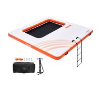 VEVOR Pontile galleggiante gonfiabile piattaforma pontile d'acqua 10x10 piedi