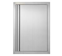 VEVOR Porta di Accesso al Barbecue, Porta Singola da Cucina Esterna 432x610mm, Porta ad Incasso in Acciaio Inox, Maniglia ad Incasso, Isola Barbecue, Stazione per Grigliate, Armadio da Esterno