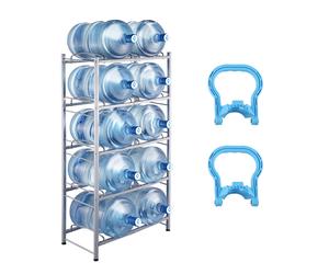 VEVOR Porta Brocca a 5 Livelli Porta Brocca Acqua a Doppio Livello 10 Bottiglie