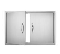 VEVOR Porta d'Accesso per Cucina da Esterno Barbecue Doppia Porta 838x558x46 mm