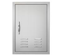 VEVOR Porta singola da cucina esterna in acciaio inossidabile da 17x24 pollici