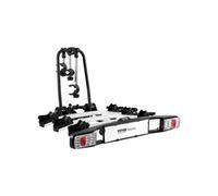 VEVOR Portabiciclette per Attacco da 5 cm Portabiciclette Posteriore per 3 Biciclette, Capacità di Peso Massima di 65 kg Portabiciclette Non Pieghevole con Serratura per E-bike con Luce Posteriore