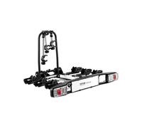 VEVOR Portabiciclette Pieghevole con Attacco per Attacco da 5 cm Portabiciclette Posteriore per 3 Biciclette con Portata Fino a 65 kg Portabiciclette con Serratura per E-bike con Luce Posteriore