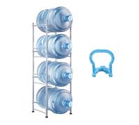 VEVOR 4 Water Bottle Rack-S Portabottiglie per Acqua, Argento, 332 x 330 x 1047 mm