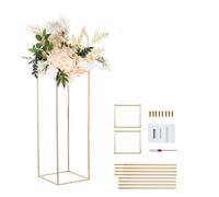 VEVOR Portafiori Vaso Fiori da Matrimonio Centrotavola in Metallo 280x280x800 mm