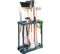 VEVOR Portaoggetti per Attrezzi da Giardino Officina Garage 10 Slot Porta Scopa