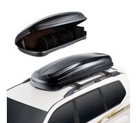VEVOR Portapacchi da Tetto, Box da Tetto da 220 L Cubi in ABS, con Apertura su Due Lati e 2 Cinghie Rinforzate, Aerodinamico, Adatto alla Maggior Barre Trasversali, per Auto, Wagon, SUV, Nero