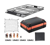VEVOR Portapacchi Universale Tetto Auto Borsa Rete Cinghie 1625 x 990 x 105 mm