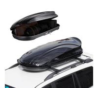 VEVOR Portapacchi da Tetto per Auto 340 Litri, Box Tetto a Guscio Rigido ABS, con Apertura su Entrambi i Lati e 2 Cinghie Rinforzate, Aerodinamico, Scatola Portapacchi Barre Trasversali per Auto SUV