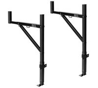 VEVOR Portascala per Camion, Portascala per Camion Estensibile da 19-34 Pollici, Altezza Regolabile da 38,6"-43,6", Portascala in Acciaio con Capacità di 250 Libbre per Camion, Kayak, Tavola da Surf