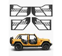 VEVOR Porte Tubolari Jeep, 4 Porte in Stile Caccia 28,9 kg, con Cerniere Resistenti, Chiusura OE e Cuscinetti in Gomma, Porte per Jeep Wrangler JL 2018 a 2024 e Jeep Gladiator JT 2020 a 2024