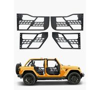 VEVOR Porte Tubolari Jeep, 4 Porte in Stile Caccia, con Cerniere Resistenti Chiusura OE e Cuscinetti in Gomma Tubo in Acciaio Temprato, Avventure Porte per Jeep Wrangler JK 2007-2018
