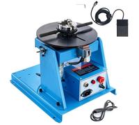 VEVOR Posizionatore Rotante per Saldatura 10 kg, Tavola Girevole per Posizionamento 0-90° 1-12 RPM 20W, Mandrino per Tornio 8,1 Pollici Supporto Torcia Saldatura per Taglio, Rettifica, Assemblaggio
