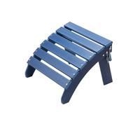 VEVOR Pouf Adirondack Pieghevole in Plastica HDPE, Pouf Adirondack Resistente alle Intemperie per Patio Poggiapiedi per Sedia Adirondack, Utilizzato per Esterni Portico Piscina Prato Cortile, Blu