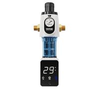 VEVOR Prefiltro acqua rotante per tutta la casa da 40 micron, filtro sedimenti acqua di pozzo, 19 mm GM + 25,4 mm GM, portata elevata 4 T/H, per sistemi di filtraggio dell'acqua per tutta la casa