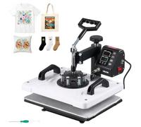 VEVOR Pressa a Caldo 29x38 cm a Sublimazione, Braccio Oscillante